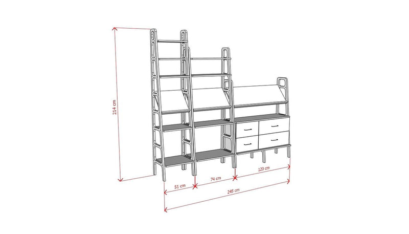 Display Wall Unit · Set XX