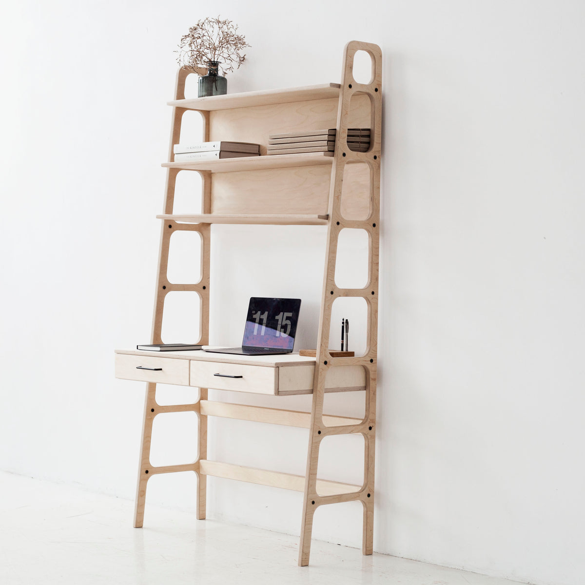 light-mid-century-modern-desk-with-bookcase