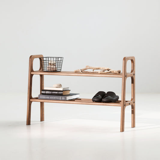 Mid century modern shoe bench hotsell