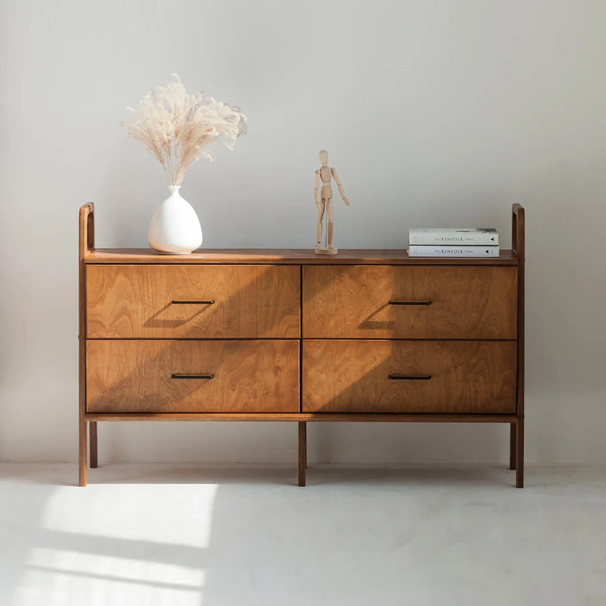 Mid-Century Credenza · All Drawers · 143 cm