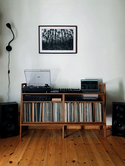 mid-century-modern-vinyl-sideboard