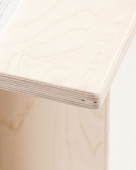 Nokori Bedside Table, in birch plywood (view 3)