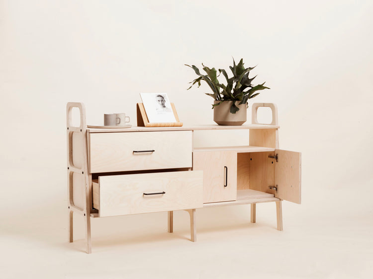 open-wooden-sideboard-with-cabinet-drawers