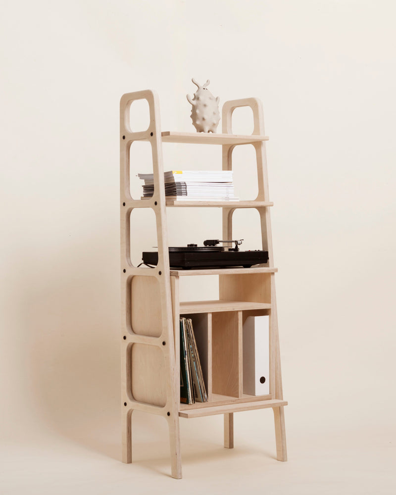 Bookcase Midi with vinyl