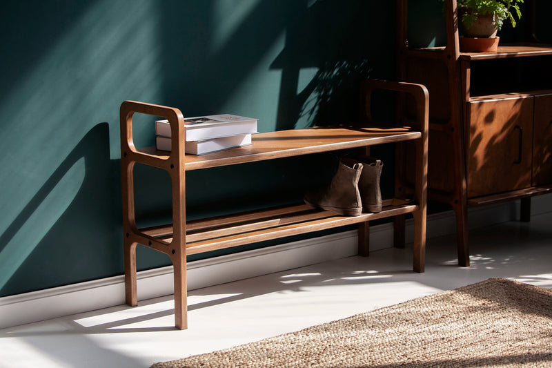 Bench with straight legs
