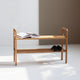 Bench with straight legs
