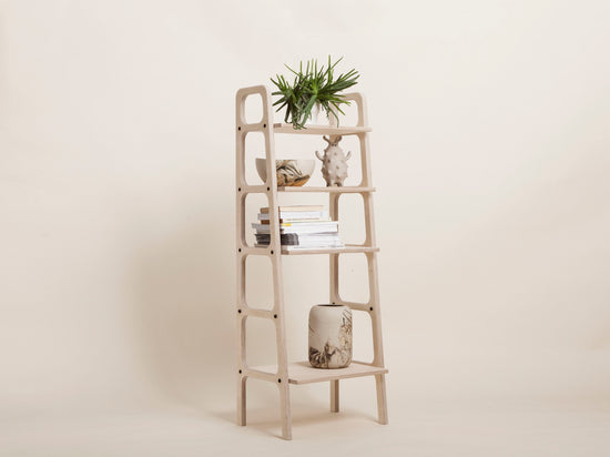 slim-handmade-bookcase-with-shelves