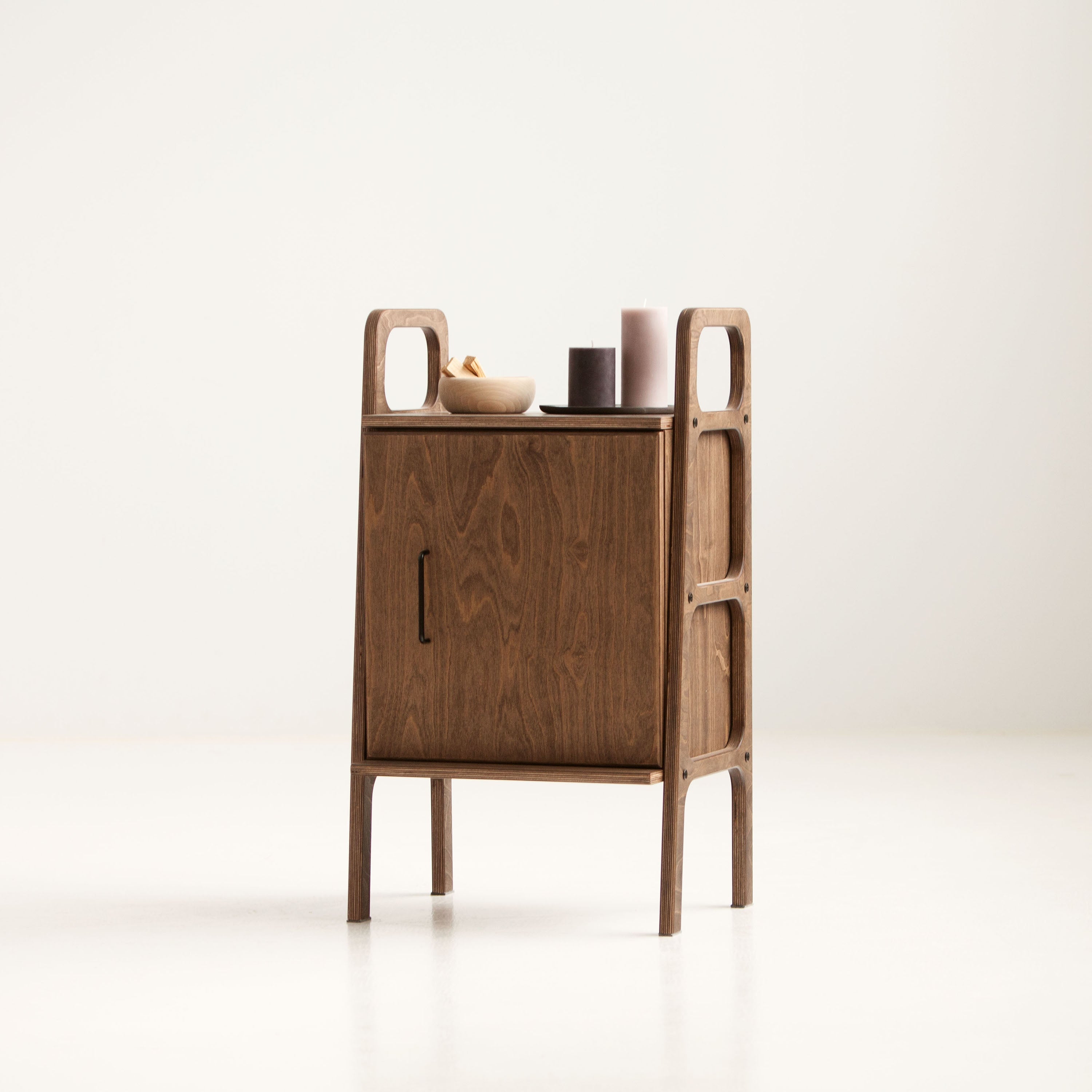 Mid century modern discount small cabinet