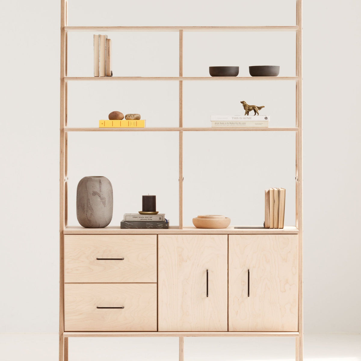 tall-wooden-bookcase-mid-century-modern