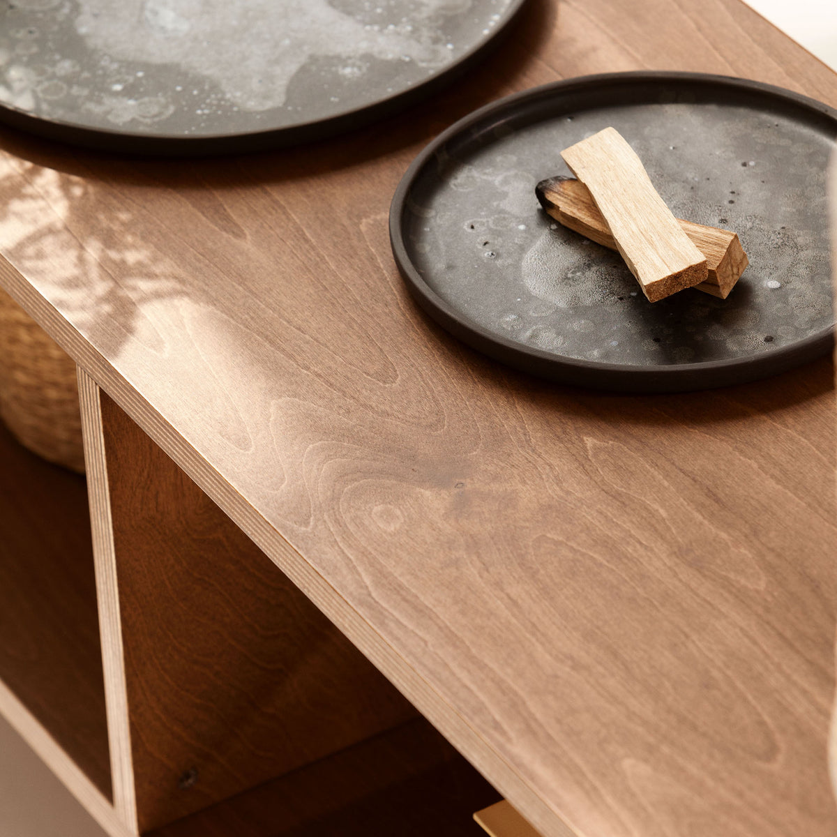 top-of-handmade-wooden-mid-century-modern-tv-stand-walnut