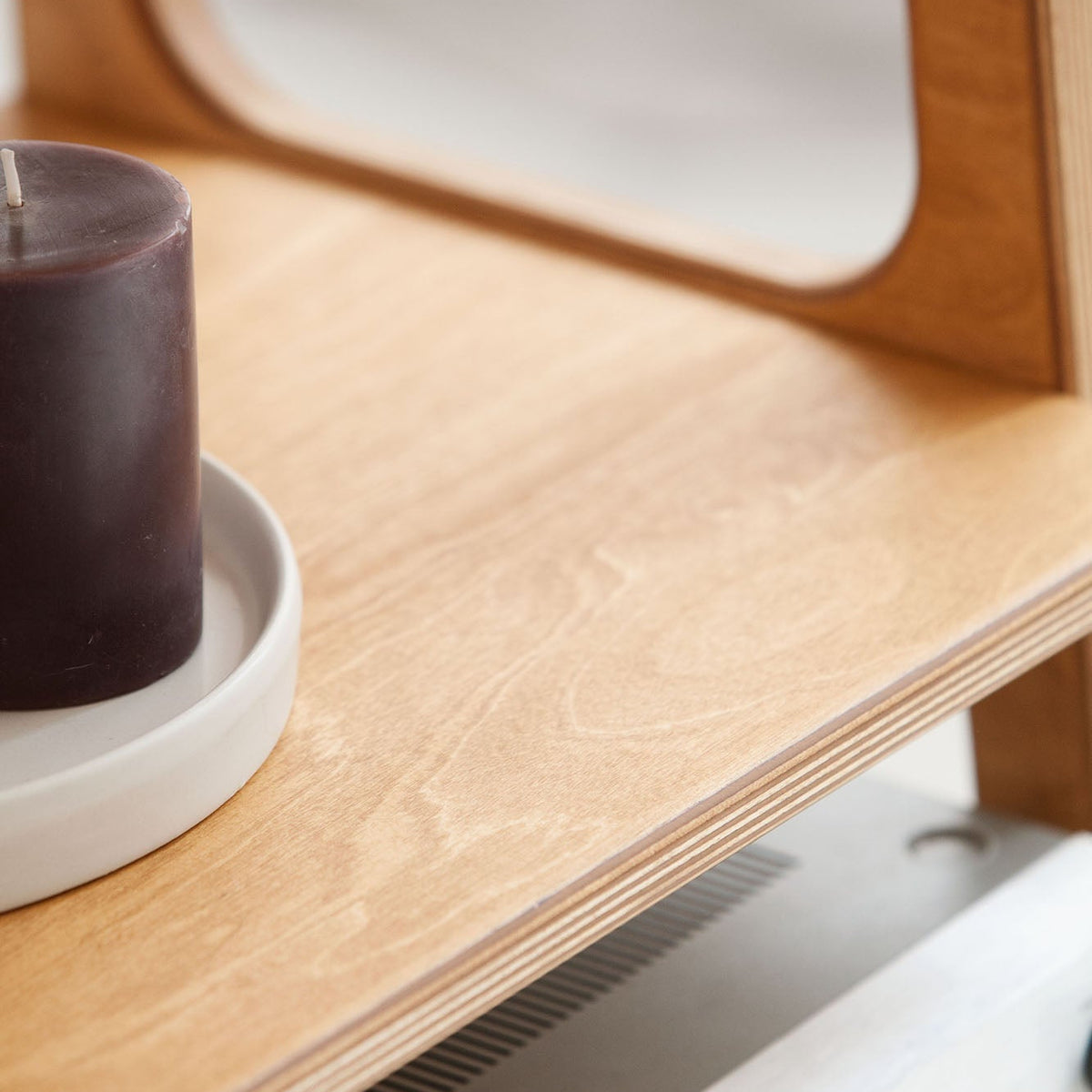 Bookcase Record Player Stand Midlite W51