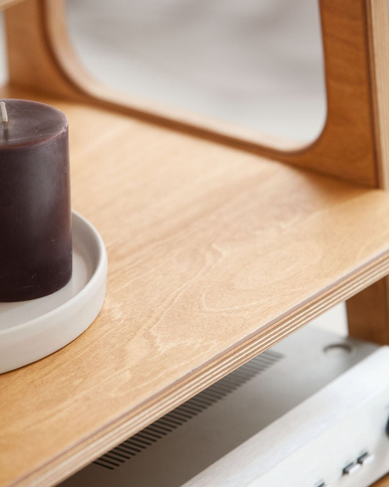Bookcase Record Player Stand Midlite W51
