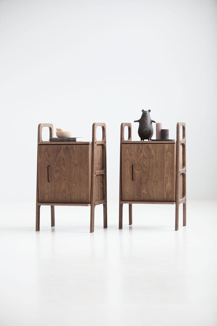 two-small-wooden-cabinets-in-mid-century-style