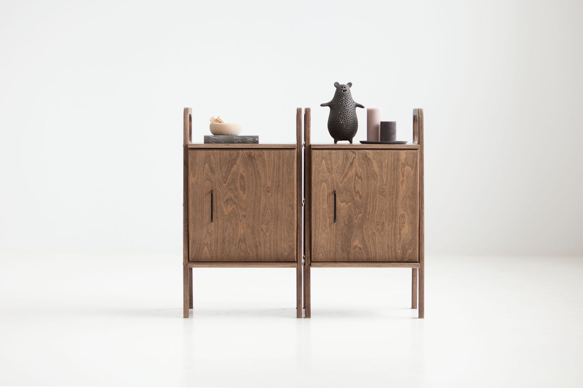 two-small-wooden-cabinets-in-minimalist-style