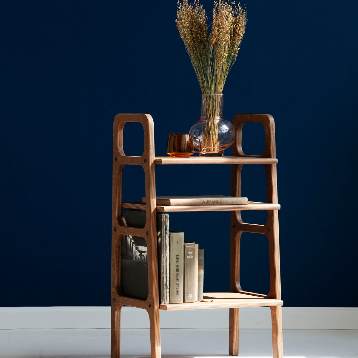 vinyl-storage-wooden-design-storage-shelf