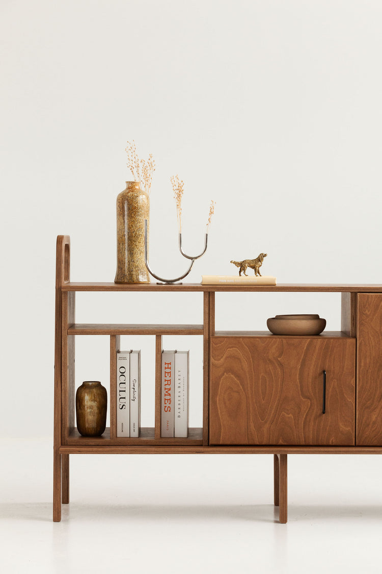 walnut-mid-century-modern-sideboard-with-cabinet-and-record-vinyl-cabinet