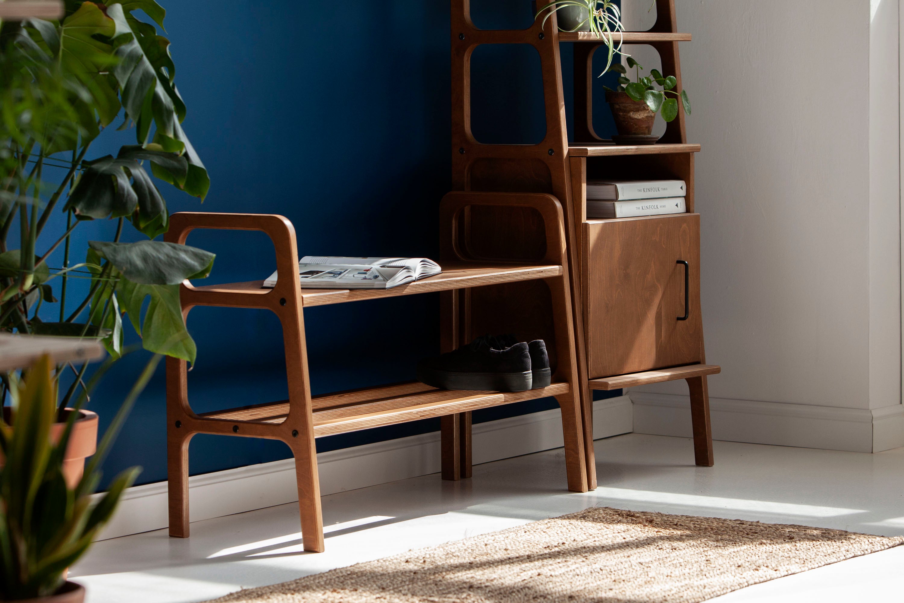 Japandi shoe bench (4 widths, 2 base options) | Plywood Project