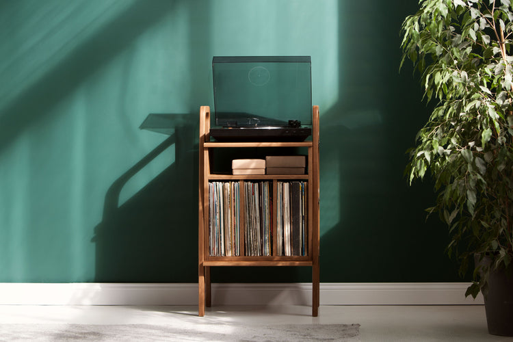 Bücherregal Mini mit Vinyl 