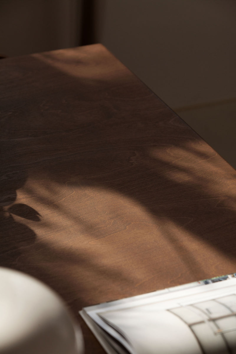 walnut-wood-detail-of-mid-century-desk