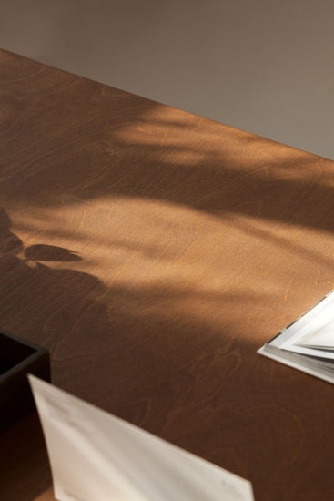 walnut-wood-detail-of-mid-century-desk