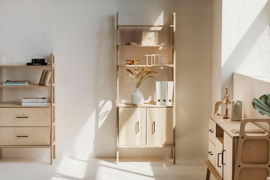 wooden-bookcase-mid-century-modern-with-cabinet