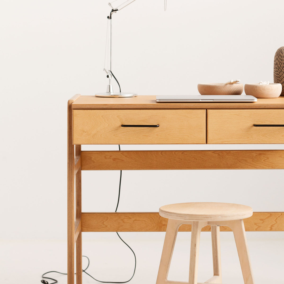 wooden-minimalist-desk-with-drawers-mid-century-style-light-oak